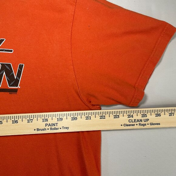 VINTAGE Harley Davidson Orlando, FL T-Shirt | Men's XL | Orange - Picture 7 of 7
